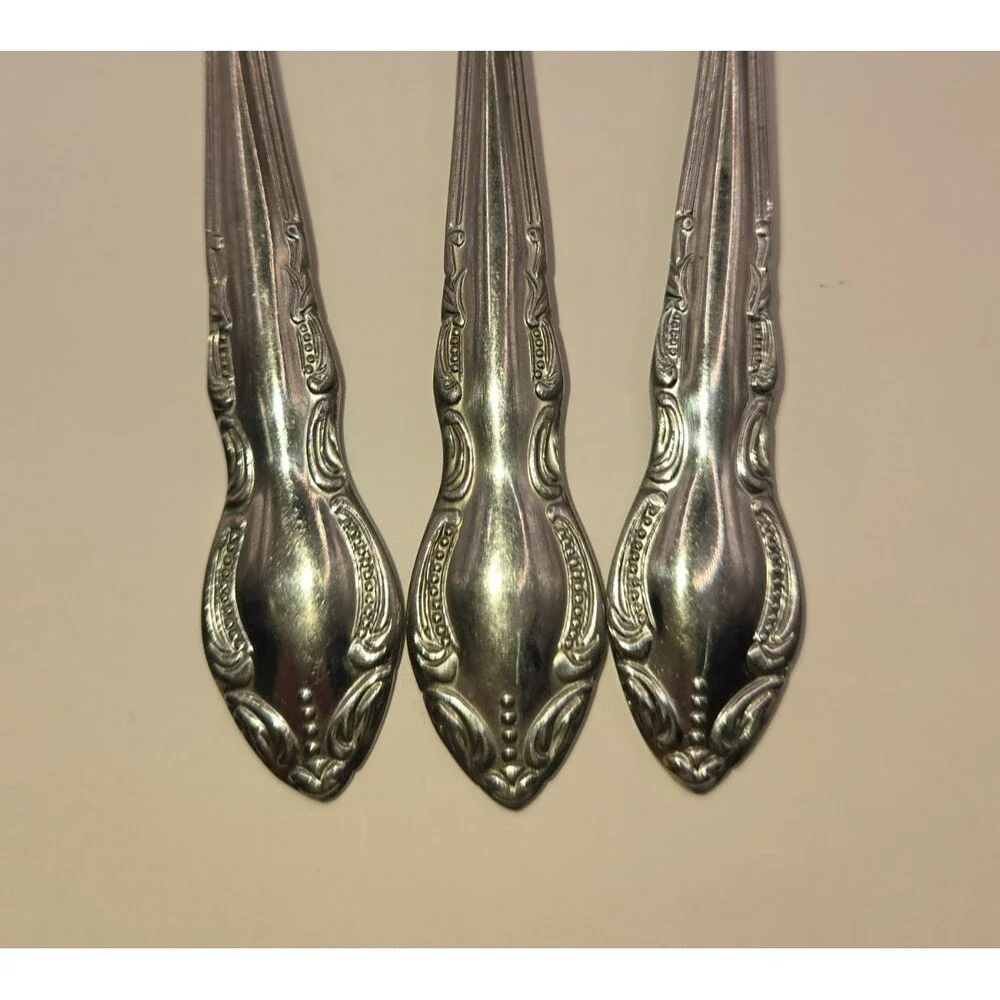 Stainless Steel Japan Set of 3 Forks Three Tines for Seafood Shrimp Cocktail VTG